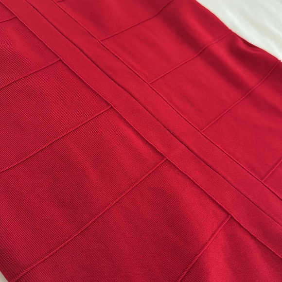 Red holiday Express Dress small - Picture 2 of 5